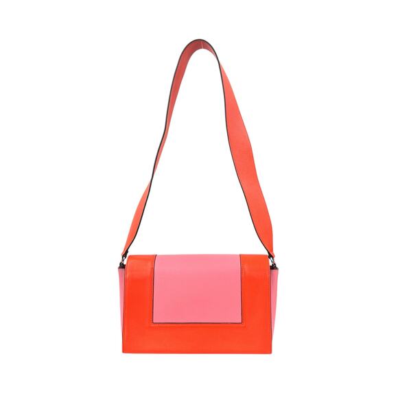 Celine Frame Two Toned Leather Shoulder Bag - Picture 2 of 8